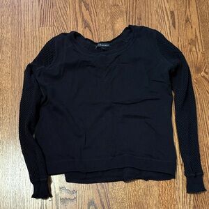 Rock & Republic Black Crew Neck Sweater